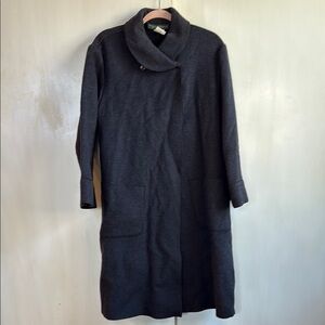 Vintage Herve Bernard Gray Long Coat
